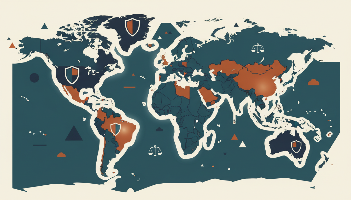 Deepfake legislation per country illustration